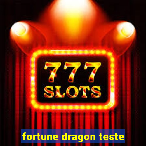fortune dragon teste