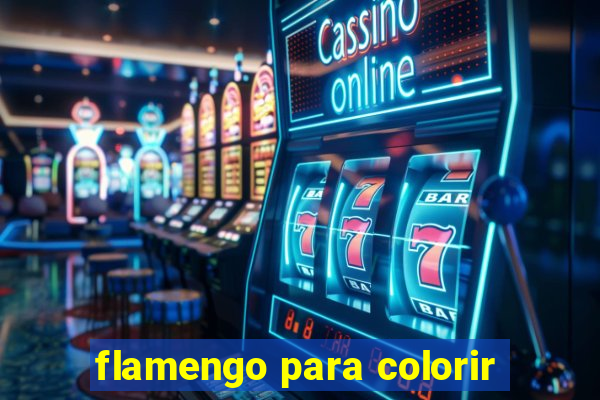 flamengo para colorir