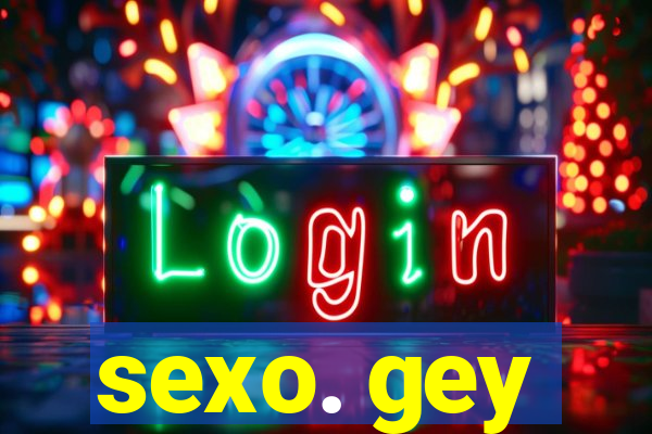 sexo. gey