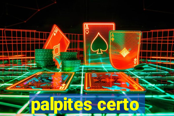 palpites certo