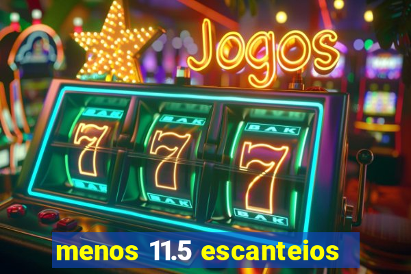 menos 11.5 escanteios