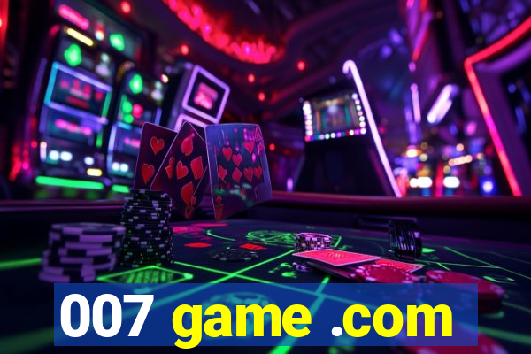 007 game .com