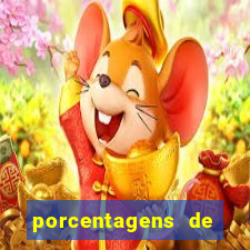 porcentagens de jogos pagantes