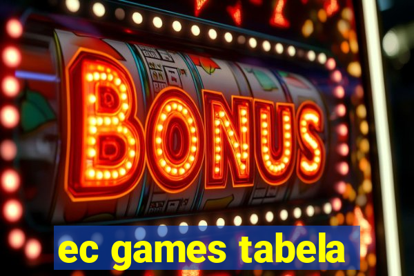 ec games tabela