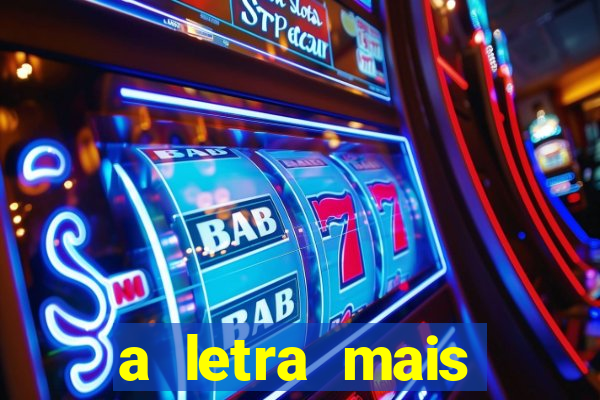 a letra mais bonita do mundo