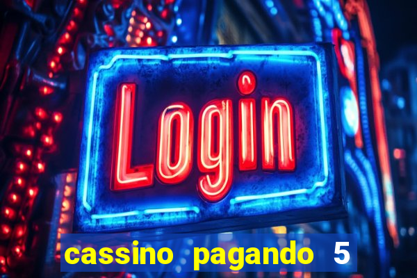 cassino pagando 5 reais no cadastro