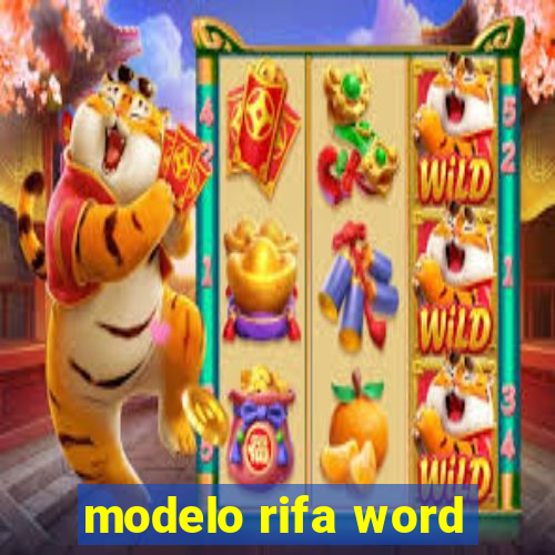 modelo rifa word