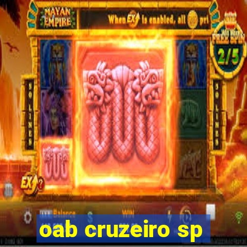 oab cruzeiro sp