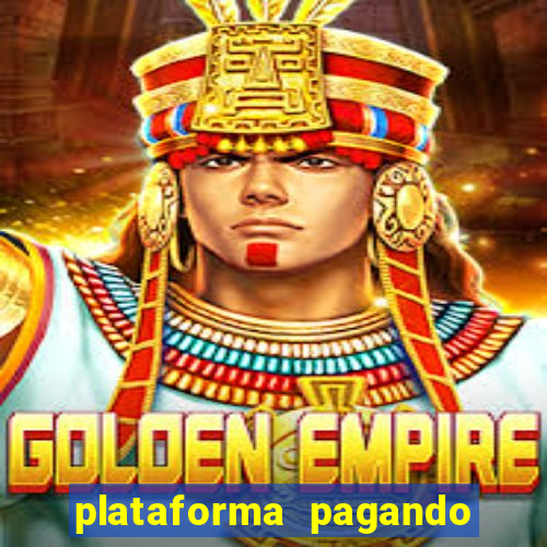 plataforma pagando fortune tiger