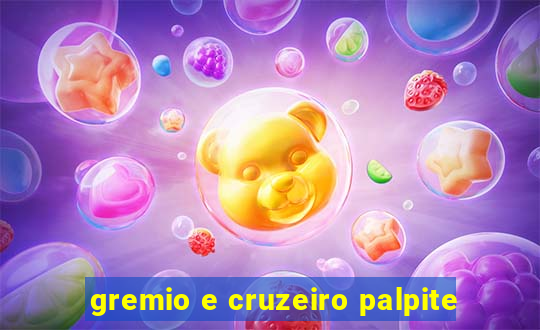 gremio e cruzeiro palpite