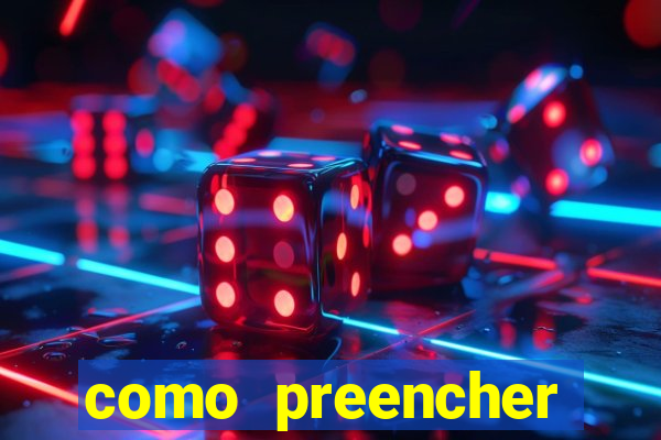 como preencher recibo de pagamento