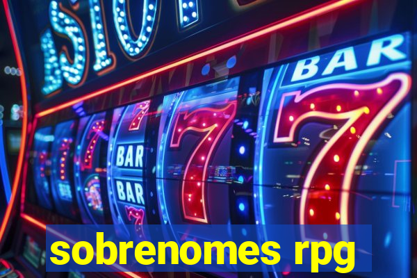 sobrenomes rpg