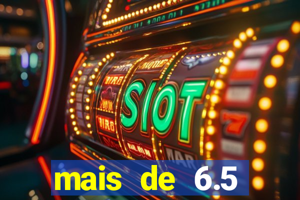 mais de 6.5 escanteios o que significa