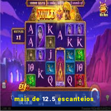 mais de 12.5 escanteios