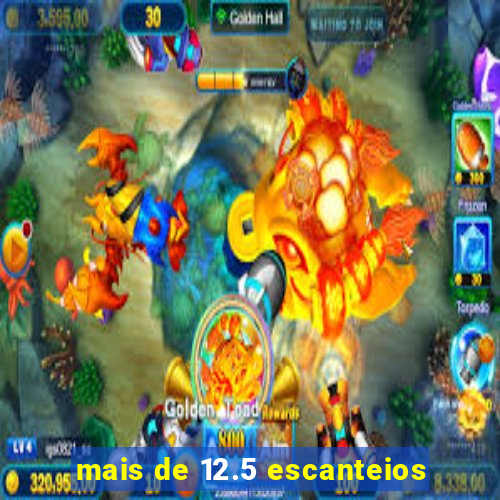 mais de 12.5 escanteios