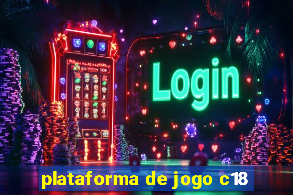 plataforma de jogo c18