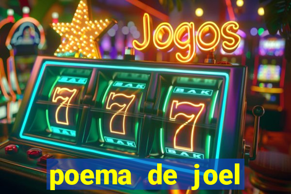 poema de joel rufino dos santos
