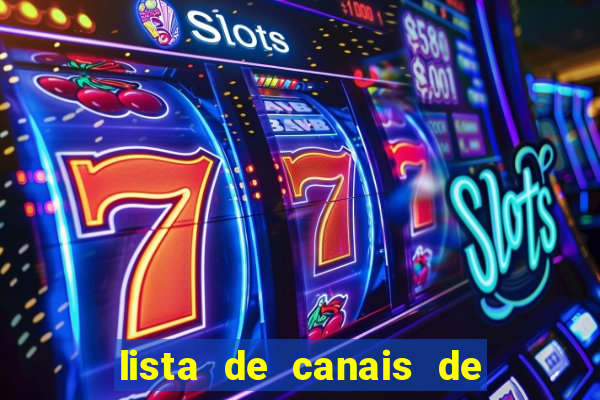 lista de canais de esporte iptv