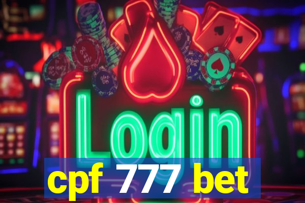 cpf 777 bet