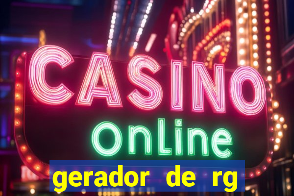 gerador de rg frente e verso