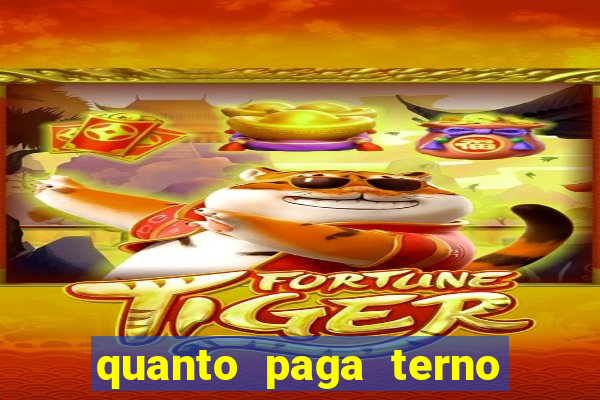 quanto paga terno da loteria federal