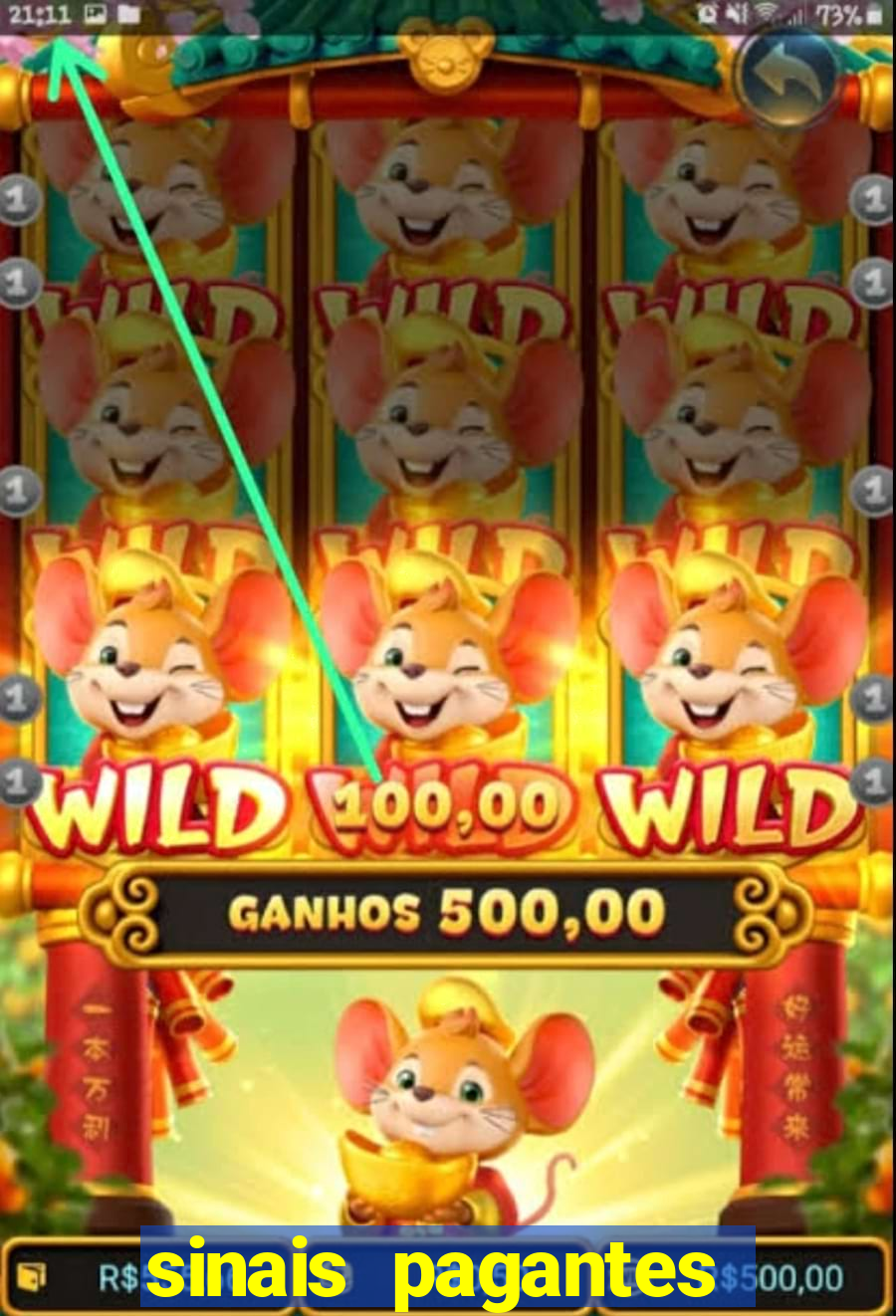 sinais pagantes fortune tiger