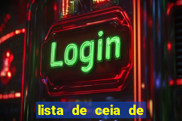 lista de ceia de natal para 20 pessoas