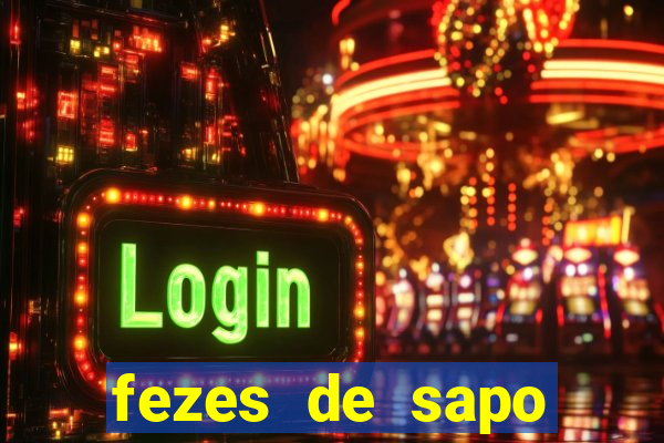fezes de sapo transmite doença para humanos