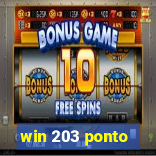 win 203 ponto