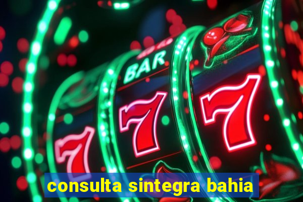 consulta sintegra bahia