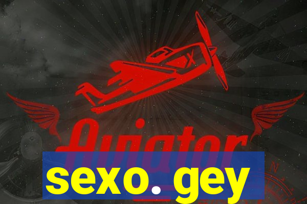 sexo. gey