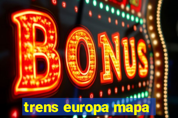 trens europa mapa
