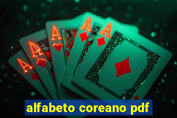 alfabeto coreano pdf