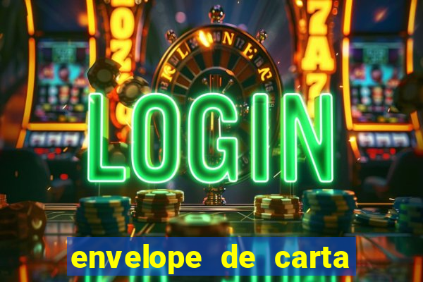 envelope de carta para imprimir