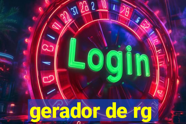 gerador de rg
