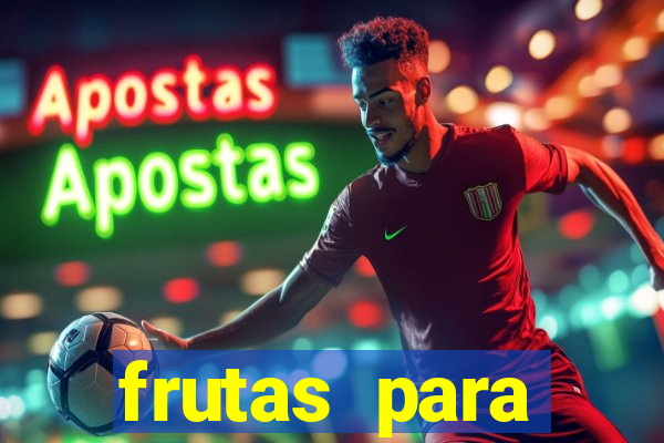 frutas para imprimir e recortar