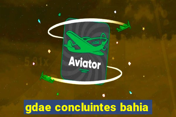 gdae concluintes bahia
