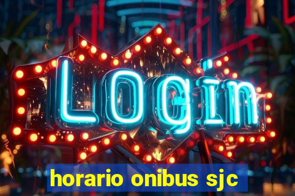 horario onibus sjc