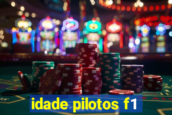 idade pilotos f1