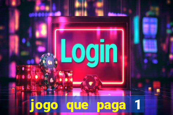 jogo que paga 1 real no pix