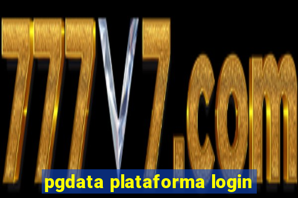 pgdata plataforma login