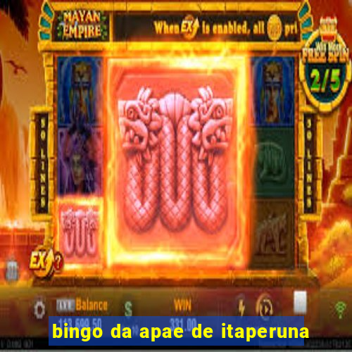 bingo da apae de itaperuna