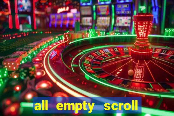 all empty scroll fear and hunger