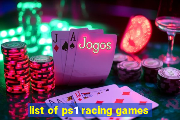 list of ps1 racing games