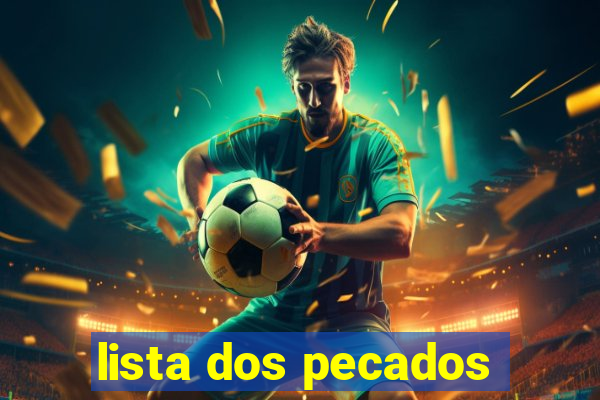lista dos pecados