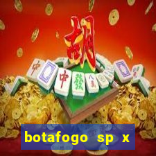 botafogo sp x palmeiras futemax