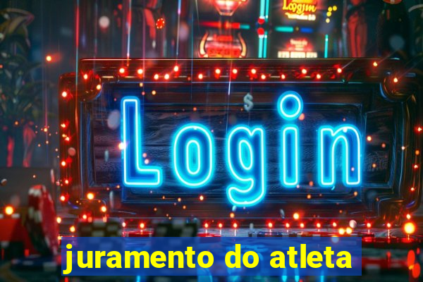 juramento do atleta