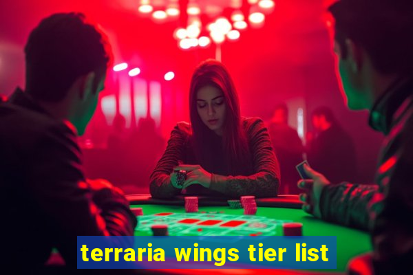 terraria wings tier list