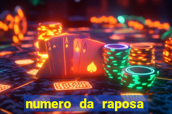 numero da raposa jogo do bicho