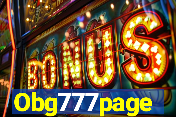 Obg777page